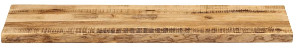 Stalviršis, 110x40x2,5cm, mango masyvas, su gyvu kraštu