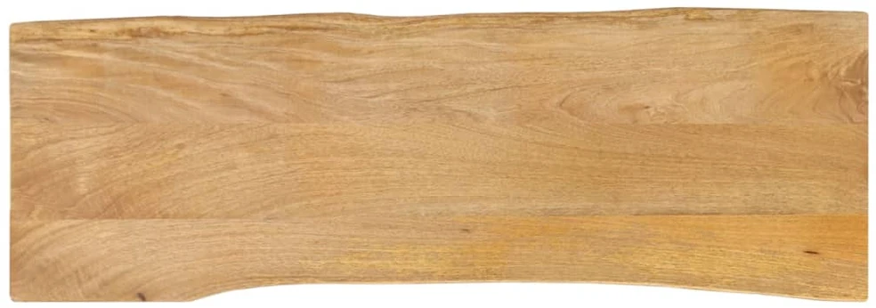 Stalviršis, 110x40x2,5cm, mango masyvas, su gyvu kraštu