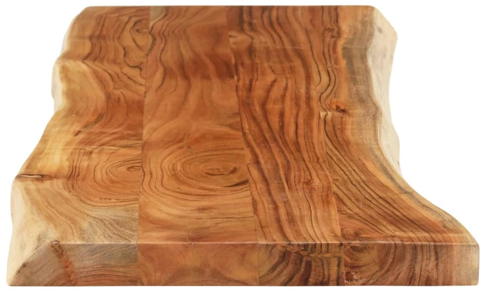 Stalviršis, 110x40x3,8cm, akacijos masyvas, su gyvu kraštu