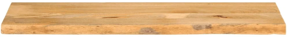 Stalviršis, 110x40x3,8cm, mango masyvas, su gyvu kraštu