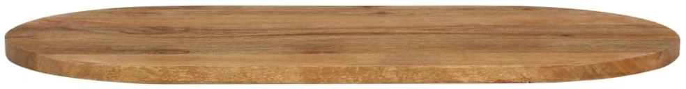 Stalviršis, 110x40x3,8cm, mango medienos masyvas, ovalo formos