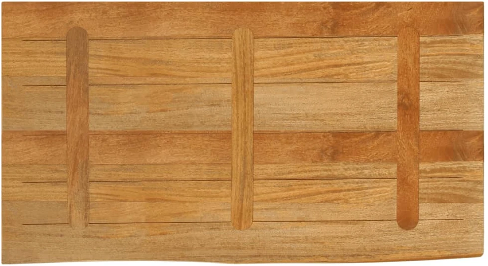 Stalviršis, 110x60x2,5cm, mango masyvas, su gyvu kraštu
