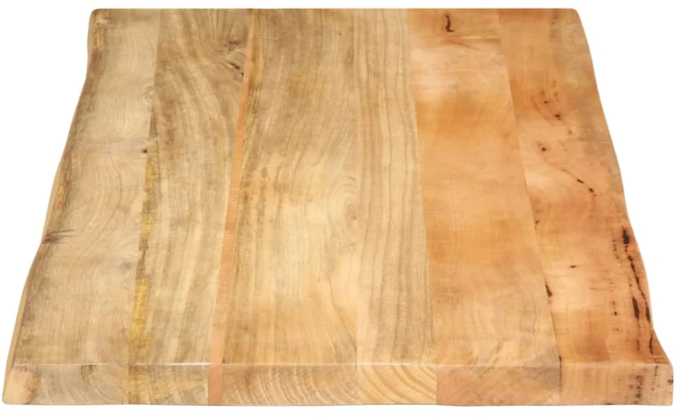 Stalviršis, 110x60x2,5cm, mango masyvas, su gyvu kraštu