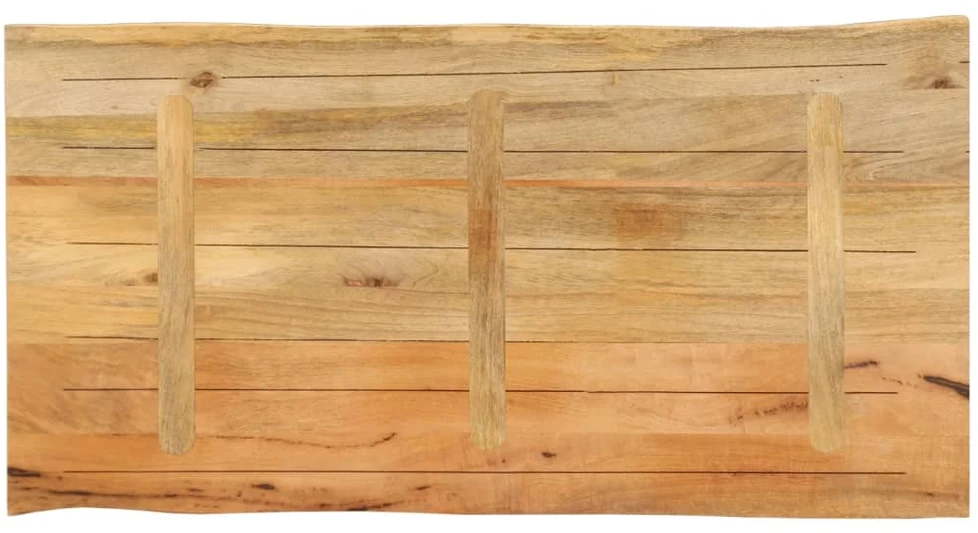 Stalviršis, 110x60x2,5cm, mango masyvas, su gyvu kraštu