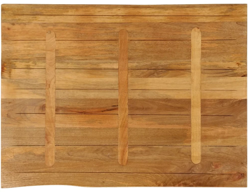 Stalviršis, 110x80x3,8cm, mango masyvas, su gyvu kraštu