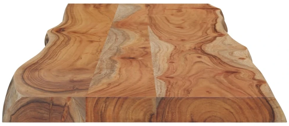 Stalviršis, 120x40x2,5cm, akacijos masyvas, su gyvu kraštu