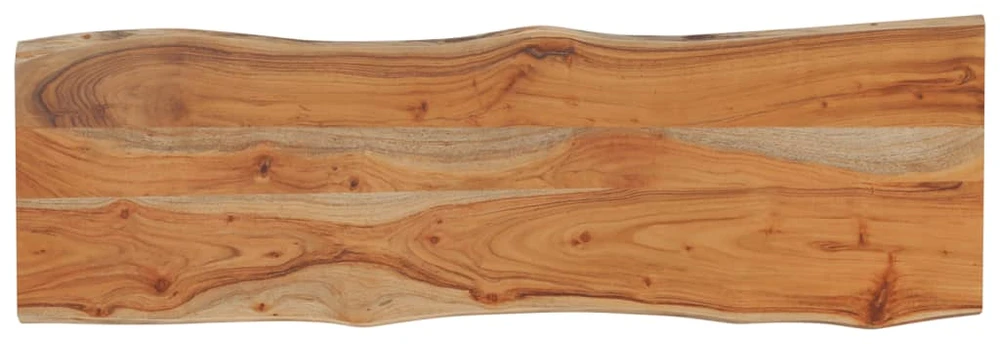 Stalviršis, 120x40x2,5cm, akacijos masyvas, su gyvu kraštu