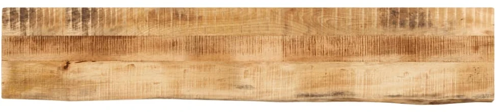 Stalviršis, 120x40x3,8cm, mango masyvas, su gyvu kraštu