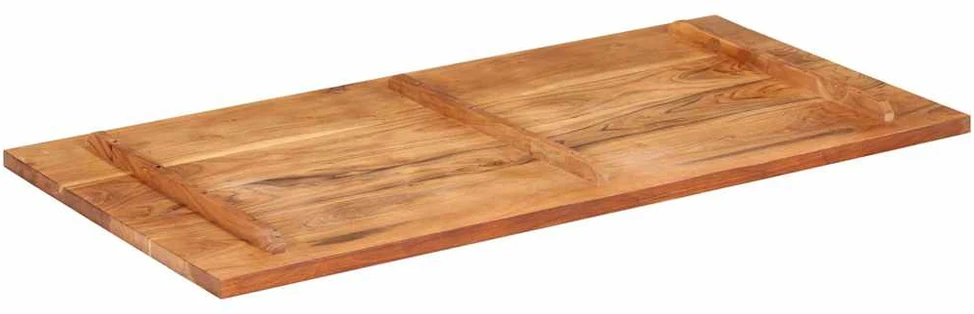 Stalviršis, 120x60x(2,5–2,7)cm, akacijos medienos masyvas