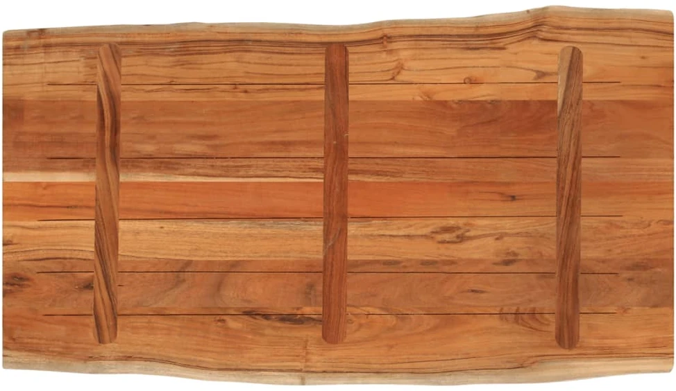 Stalviršis, 120x60x2,5cm, akacijos masyvas, su gyvu kraštu