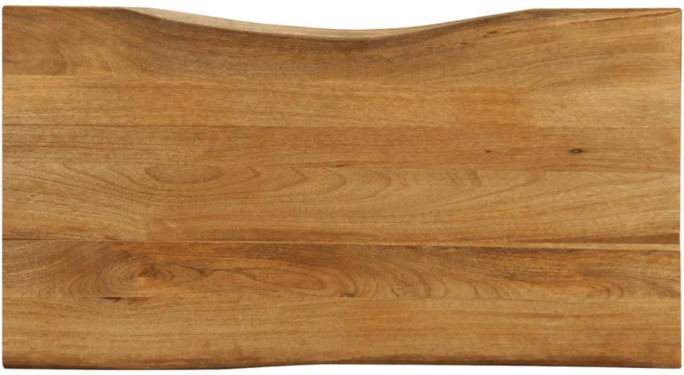 Stalviršis, 120x60x2,5cm, mango masyvas, su gyvu kraštu