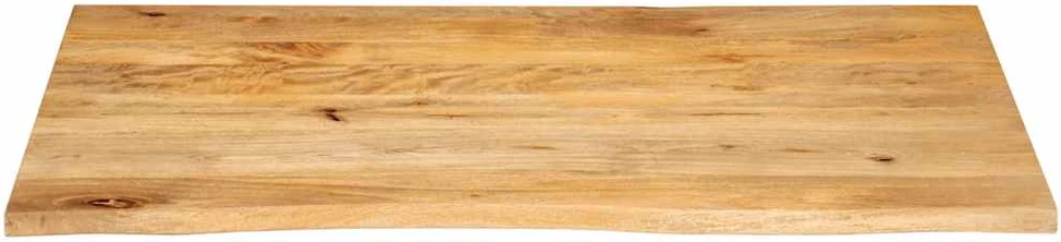Stalviršis, 120x60x2,5cm, mango masyvas, su gyvu kraštu