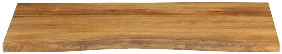 Stalviršis, 120x60x2,5cm, mango masyvas, su gyvu kraštu