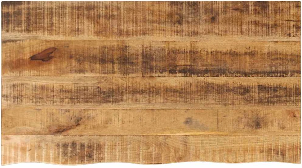 Stalviršis, 120x60x2,5cm, mango masyvas, su gyvu kraštu