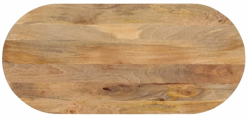 Stalviršis, 120x60x2,5cm, mango medienos masyvas, ovalo formos