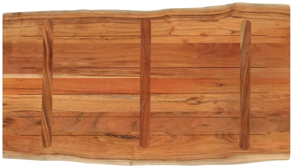 Stalviršis, 120x60x3,8cm, akacijos masyvas, su gyvu kraštu