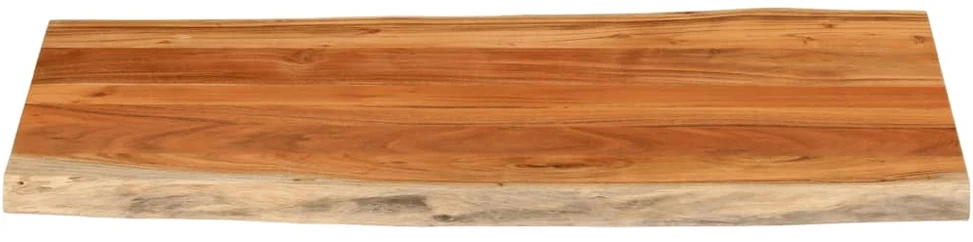 Stalviršis, 120x60x3,8cm, akacijos masyvas, su gyvu kraštu