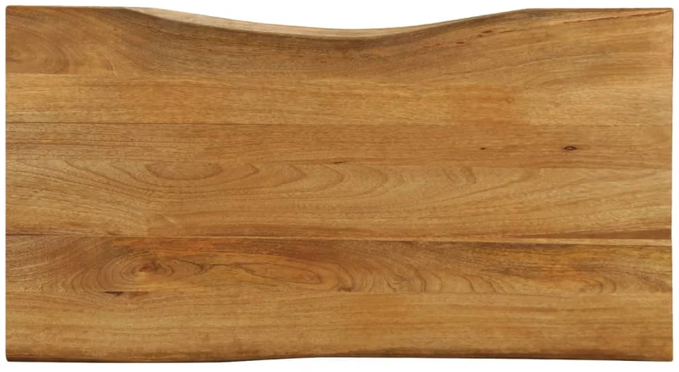 Stalviršis, 120x60x3,8cm, mango masyvas, su gyvu kraštu