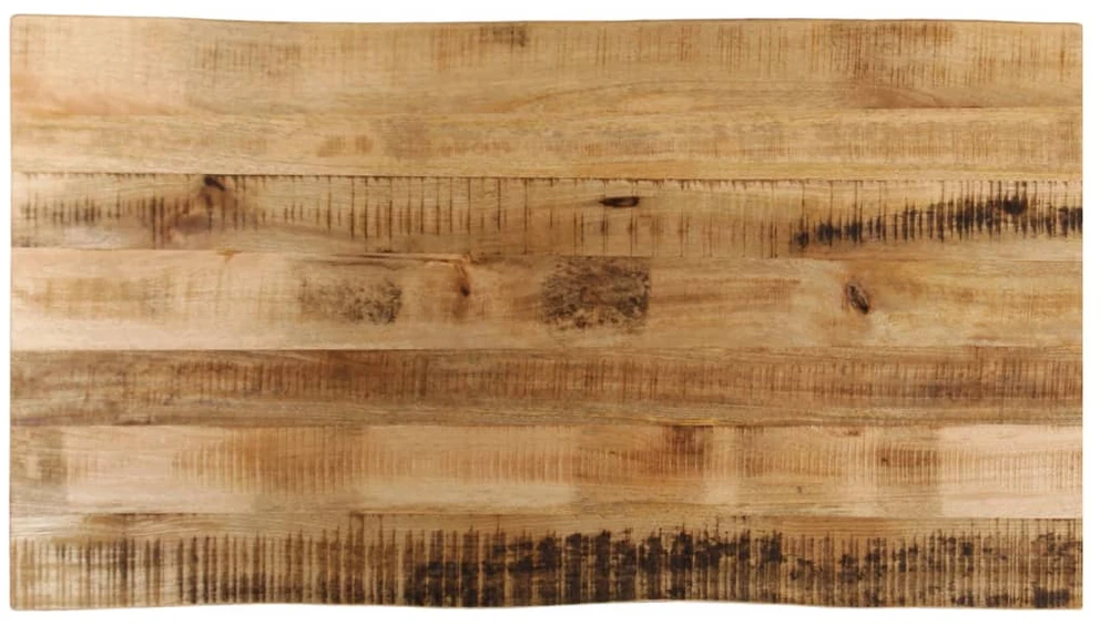 Stalviršis, 120x60x3,8cm, mango masyvas, su gyvu kraštu