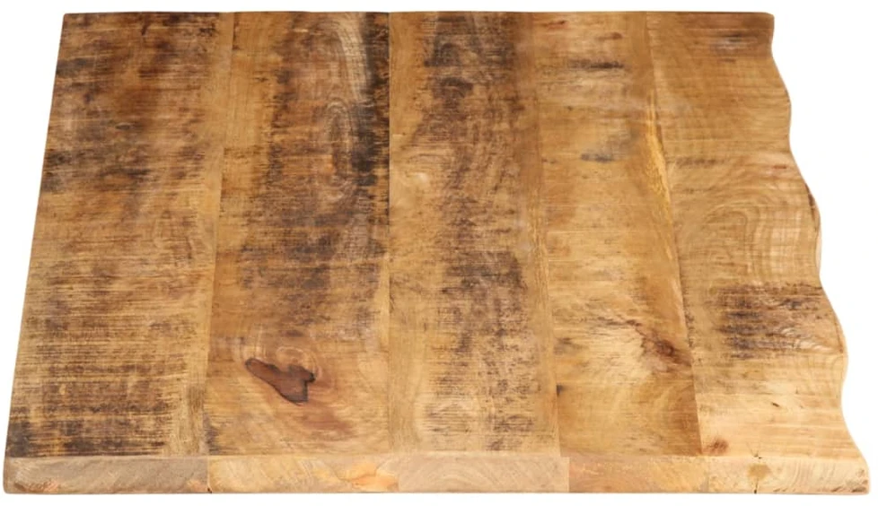Stalviršis, 120x60x3,8cm, mango masyvas, su gyvu kraštu