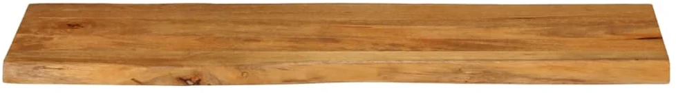 Stalviršis, 140x40x3,8cm, mango masyvas, su gyvu kraštu