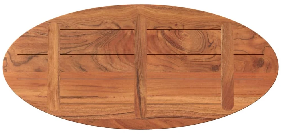 Stalviršis, 140x50x3,8cm, akacijos masyvas, ovalo formos