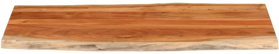 Stalviršis, 140x60x2,5cm, akacijos masyvas, su gyvu kraštu