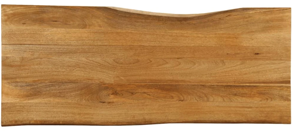 Stalviršis, 140x60x2,5cm, mango masyvas, su gyvu kraštu