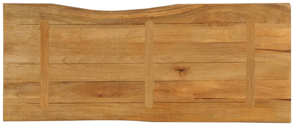 Stalviršis, 140x60x2,5cm, mango masyvas, su gyvu kraštu