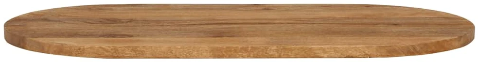 Stalviršis, 140x60x2,5cm, mango medienos masyvas, ovalo formos