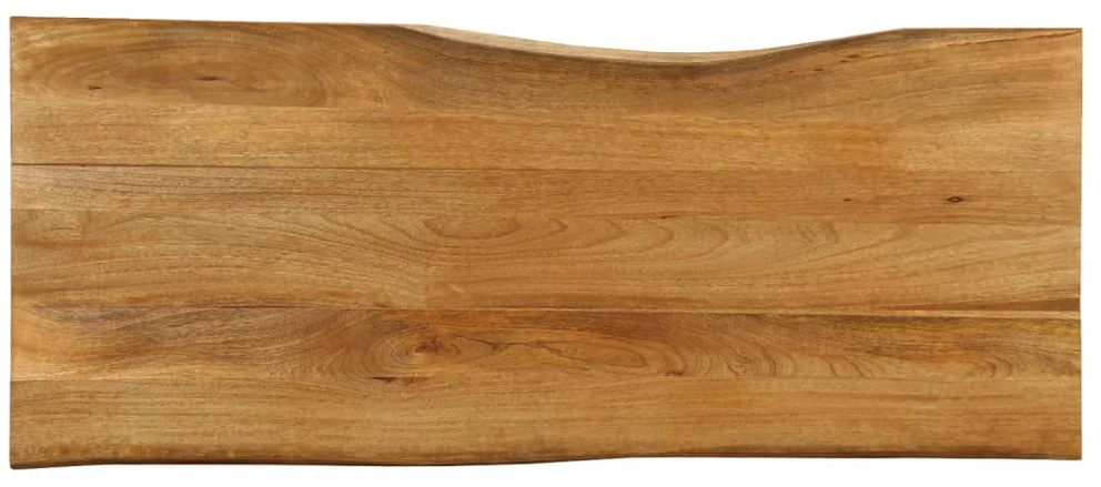 Stalviršis, 140x60x3,8cm, mango masyvas, su gyvu kraštu