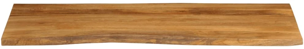 Stalviršis, 140x60x3,8cm, mango masyvas, su gyvu kraštu