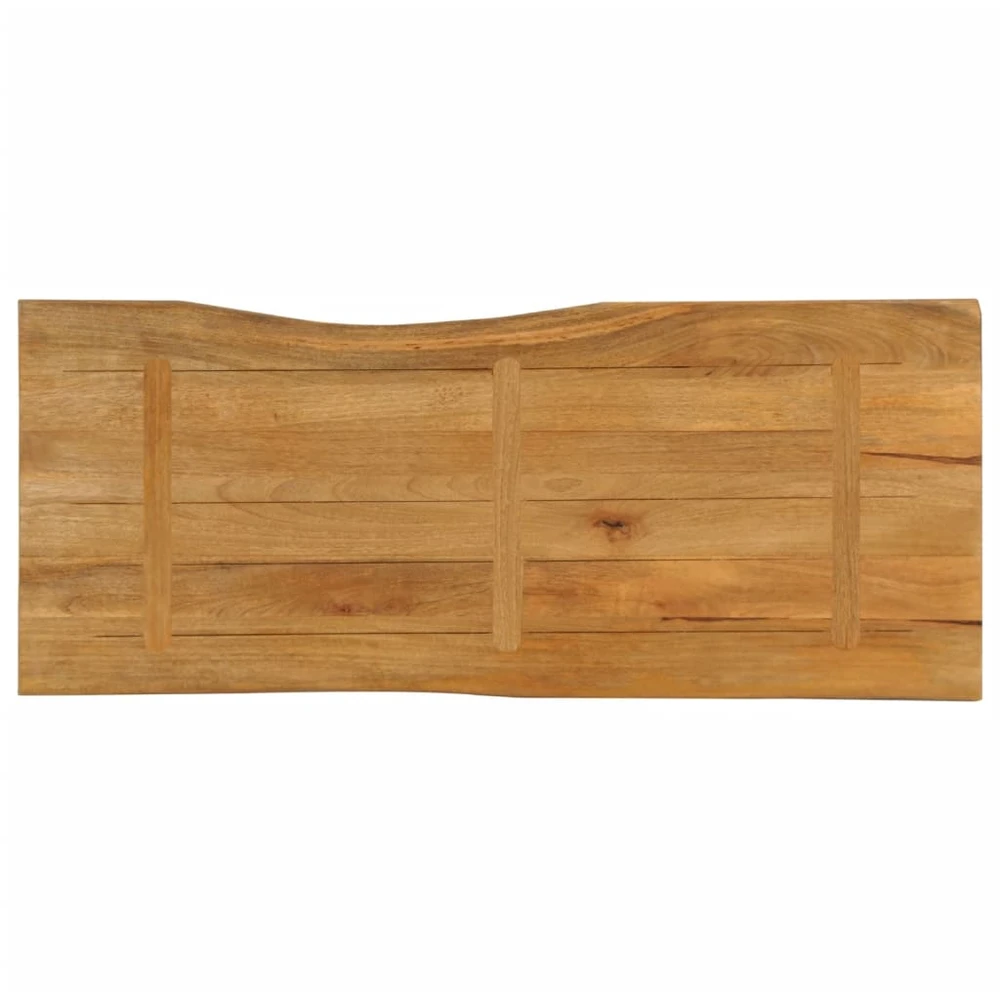 Stalviršis, 140x60x3,8cm, mango masyvas, su gyvu kraštu