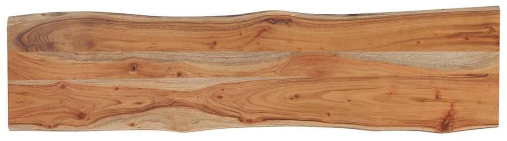 Stalviršis, 160x40x2,5cm, akacijos masyvas, su gyvu kraštu