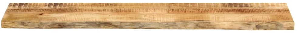 Stalviršis, 180x30x2,5cm, mango masyvas, su gyvu kraštu