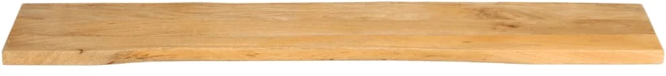 Stalviršis, 180x40x2,5cm, mango masyvas, su gyvu kraštu