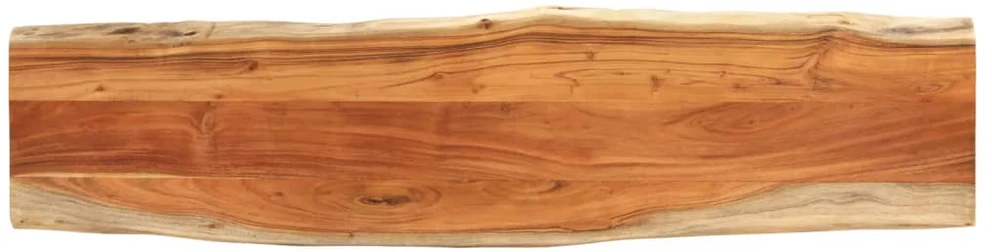 Stalviršis, 180x40x3,8cm, akacijos masyvas, su gyvu kraštu