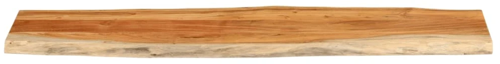Stalviršis, 180x40x3,8cm, akacijos masyvas, su gyvu kraštu
