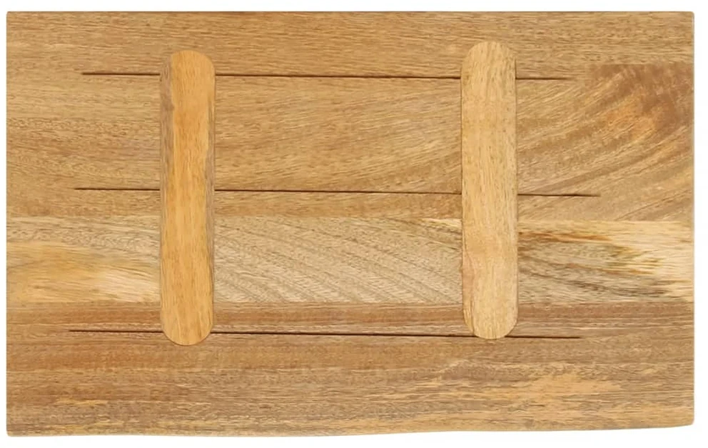 Stalviršis, 50x30x2,5cm, mango medienos masyvas, su gyvu kraštu