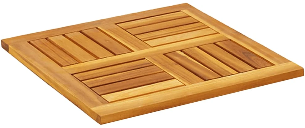 Stalviršis, 50x50x2cm, akacijos medienos masyvas, kvadratinis