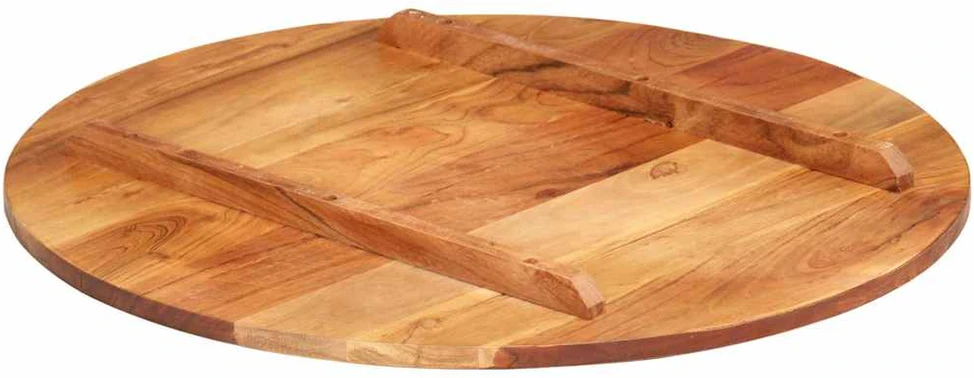 Stalviršis, 60cm, akacijos medienos masyvas, apskritas, 15–16mm