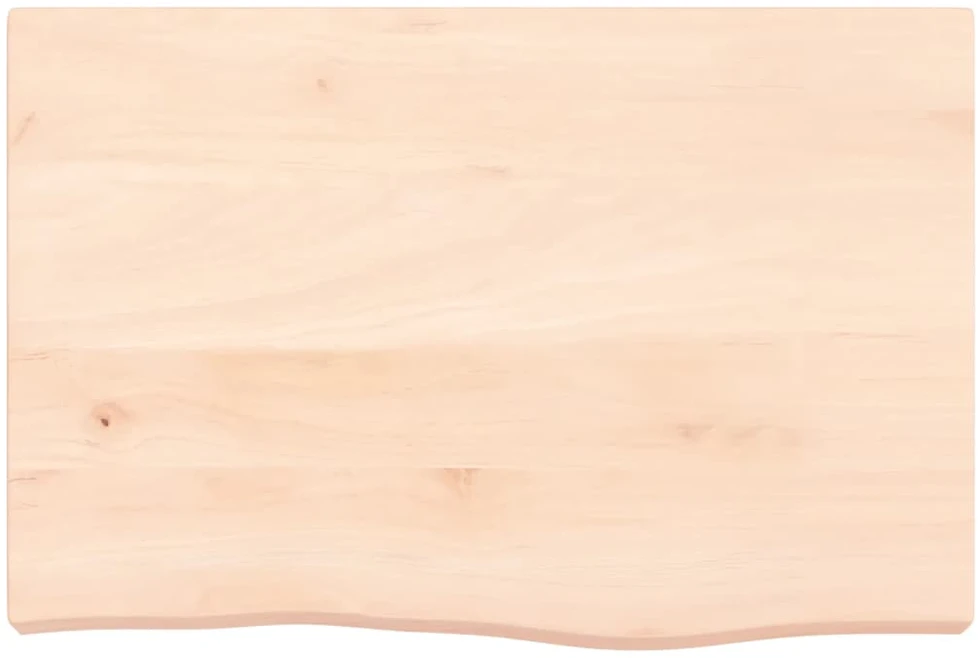 Stalviršis, 60x40x(2–6)cm, neapdorotas ąžuolo medienos masyvas