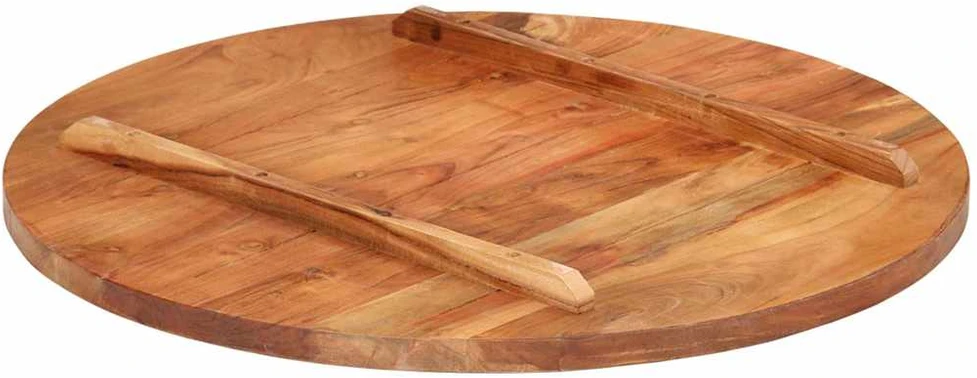 Stalviršis, 70cm, akacijos medienos masyvas, apskritas, 25–27mm