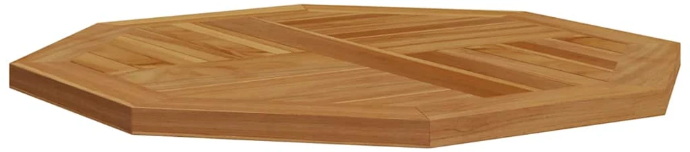 Stalviršis, 70x70x2,5cm, tikmedžio masyvas, aštuonkampis