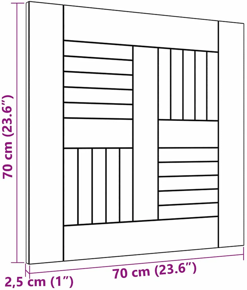 Stalviršis, 70x70x2,5cm, tikmedžio medienos masyvas