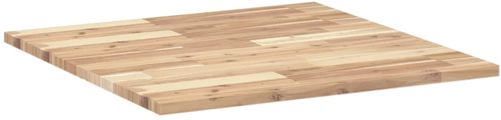 Stalviršis, 70x70x2cm, akacijos medienos masyvas, kvadratinis