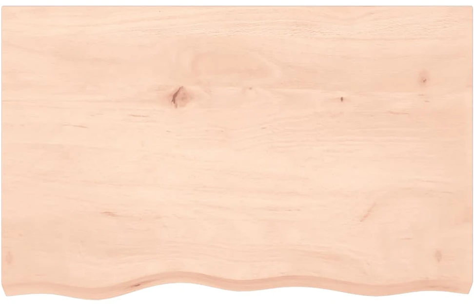 Stalviršis, 80x50x(2-4)cm, neapdorotas ąžuolo medienos masyvas