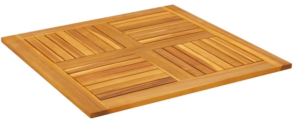 Stalviršis, 80x80x2,2cm, akacijos medienos masyvas, kvadratinis