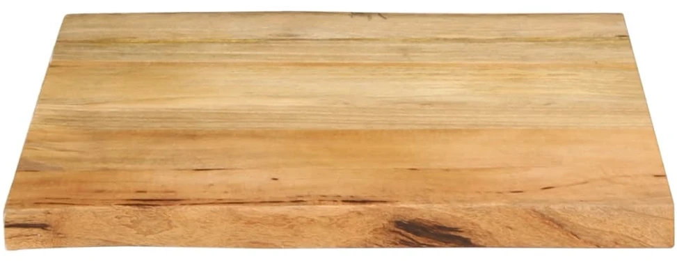 Stalviršis, 80x80x2,5cm, mango medienos masyvas, su gyvu kraštu