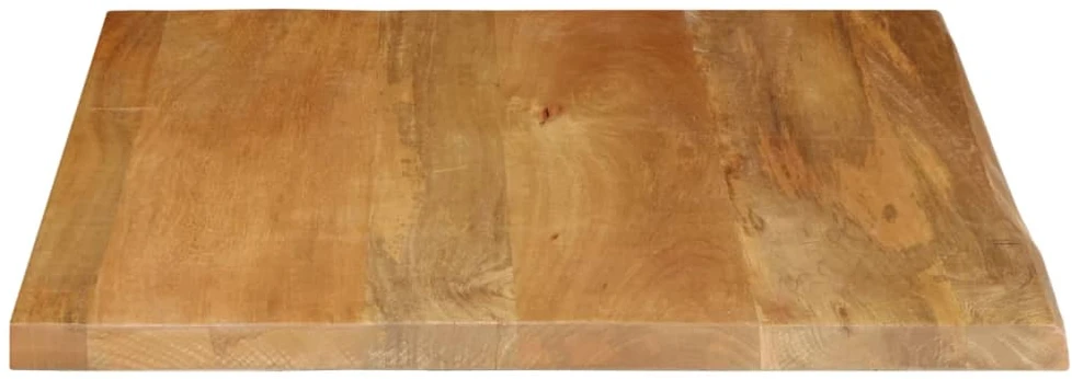 Stalviršis, 80x80x2,5cm, mango medienos masyvas, su gyvu kraštu